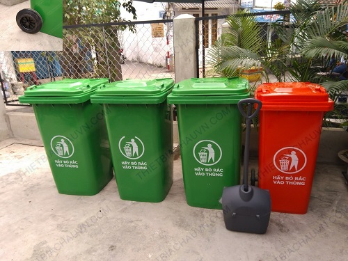 Thùng rác công cộng nhựa HDPE chất lượng cao