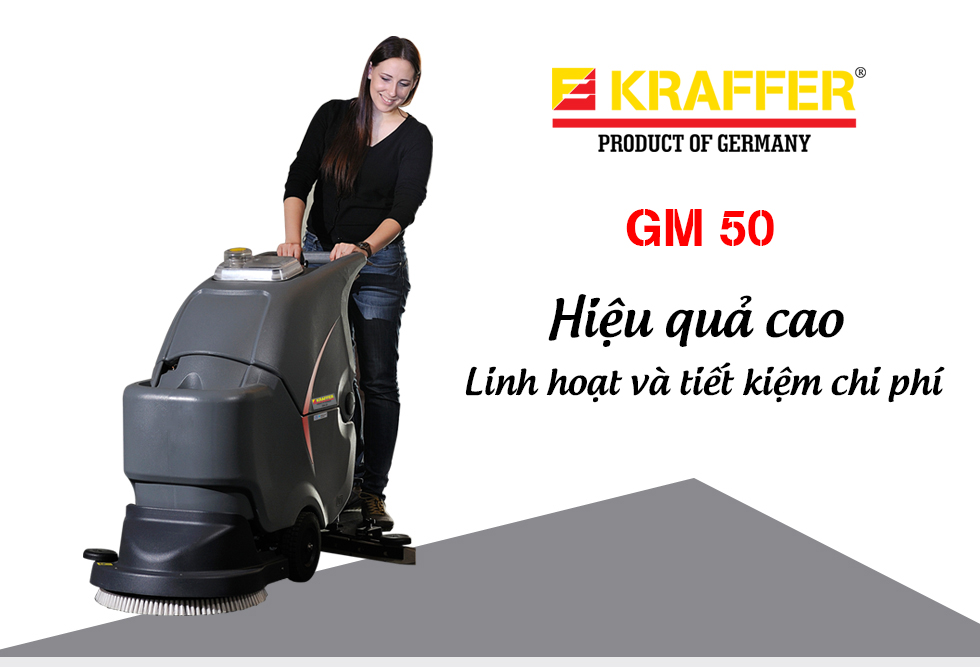 Máy chà sàn liên hợp Kraffer GM50